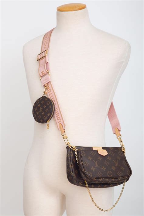 lv easy pouch on strap pink|louis vuitton leather purse strap.